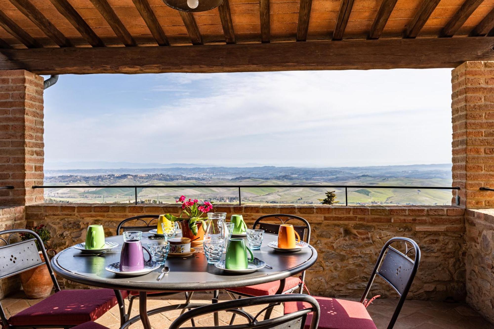 La Terrazza Villa Chianni Exteriör bild